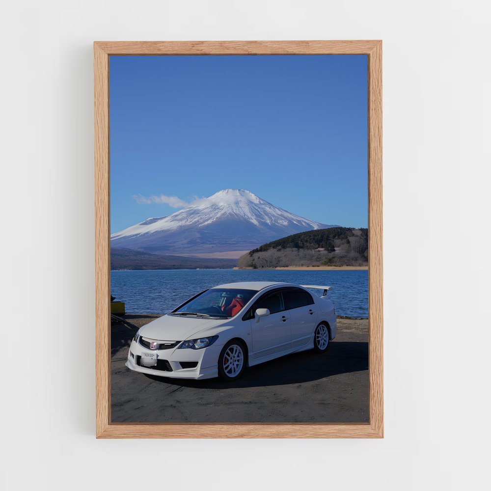 Poster Civic type côtiers – affiche Honda (vue 4)